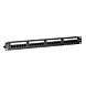 CAT 5e, UTP Netzwerk-Patchpanel, 19”, 24-fach.