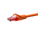 CAT6 Netzwerkkabel 100% Kupfer - U/UTP - 1 Meter - Orange
