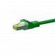 RJ45 Netzwerkkabel S/FTP (PiMF), mit CAT 7 Rohkabel, Grün, 0,25m