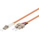 Glasfaserkabel LC-SC OM2 Duplex Patchkabel – 0.5 Meter