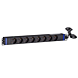 19” Steckdosenleiste mit C14 Stecker - 8-fach mit Erdungsstift