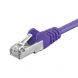 CAT 5e Netzwerkkabel F/UTP – 0,25 Meter -  Violett