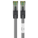RJ45 Netzwerkkabel S/FTP (PiMF), mit CAT 8 Rohkabel, Grau, 3m