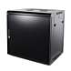 9 HE Serverschrank, Wandgehäuse, mit Metalltür (BxTxH) 600 x 600 x 500mm