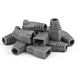 DANICOM RJ45 Kabeltülle Grau Groß - 10 Stück