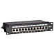 Patchpanel 10”, 12-fach FTP Patchpanel CAT 6