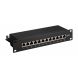 Patchpanel 10”, 12-fach STP Patchpanel CAT 6a