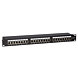 CAT 5e, FTP Netzwerk-Patchpanel, 19”, 24-fach.