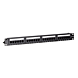 CAT 5e, UTP Netzwerk-Patchpanel, 19”, 24-fach.