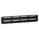 CAT 5e, UTP Netzwerk-Patchpanel, 19”, 48-fach.