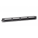 CAT 6, UTP Netzwerk- Patchpanel, 19”, 24-fach. 