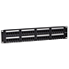 CAT6, UTP Netzwerk-Patchpanel, 19”, 48-fach.