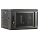6 HE Serverschrank, Wandgehäuse, mit perforierter Fronttür (BxTxH) 600 x 450 x 367mm 