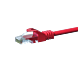 CAT 5e Netzwerkkabel U/UTP – 2 Meter -  Rot - CCA