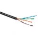 CAT 5e Belden Kabel für den Aussenbereich - 4X2XAWG 24/1 - Starrleiter - 100% Kupfer - U/UTP - 100 Meter - Schwarz