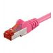 CAT 6 Netzwerkkabel LSOH - S/FTP - 25 Meter - Rosa