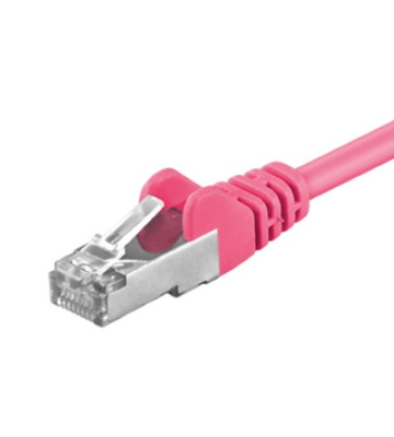 CAT 5e Netzwerkkabel F/UTP – 1 Meter - Rosa