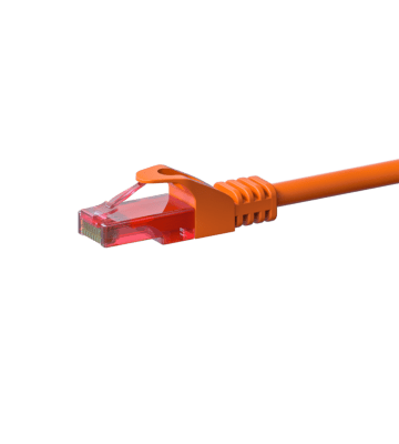 CAT6 Netzwerkkabel 100% Kupfer - U/UTP - 2 Meter - Orange