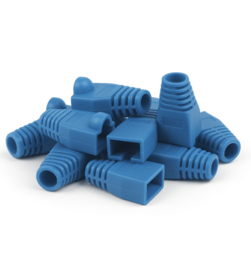 DANICOM RJ45 Kabeltülle Blau Groß - 10 Stück
