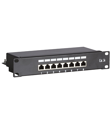 Patchpanel 10”, 8-fach FTP Patchpanel CAT 5e
