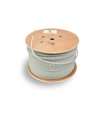 CAT 6a Belden Kabel - 4x2xAWG 23/1 - Starrleiter - 100% Kupfer - FTP - 500 Meter - Grau