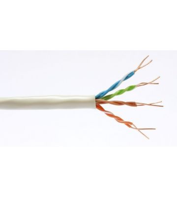 CAT 5e Belden Kabel - 4x2xAWG 24/1 - Starrleiter - 100% Kupfer - U/UTP - 100 Meter - Grau 