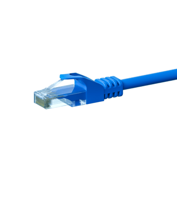 CAT 6 Netzwerkkabel U/UTP - 2 Meter - Blau - CCA