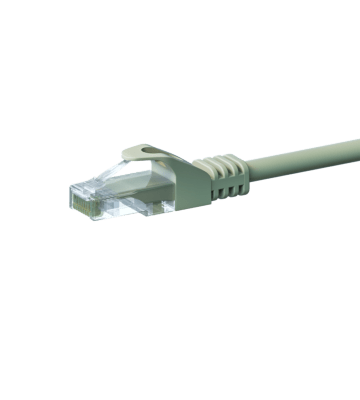 CAT5e Netzwerkkabel, U/UTP, 3 meter, Grau, 100% Kupfer