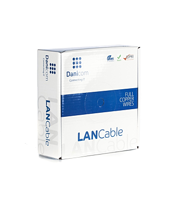 DANICOM CAT6A U/UTP 50m Starrleiter - LSZH (Dca)