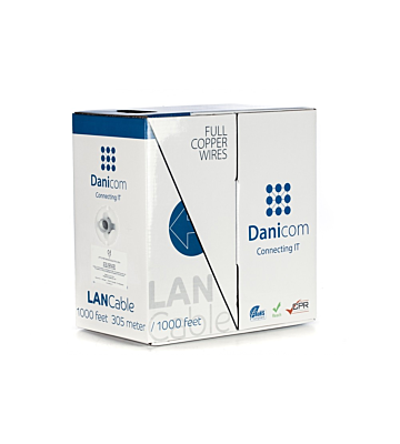DANICOM CAT5E UTP 305m Starrleiter -  LSZH (Dca)