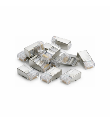 DANICOM FTP RJ45 CAT6 Netzwerkstecker - für Starrleiter - 10 Stück