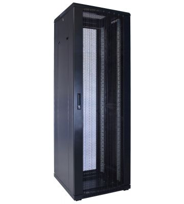 37 HE 19” Serverschrank, mit perforierter Fronttür (BxTxH) 600 x 600 x 1800mm 