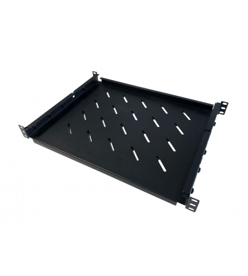 19” Universeller  Fachboden, maximales Gewicht 60 KG – 1 HE – 650mm bis 890mm Tief