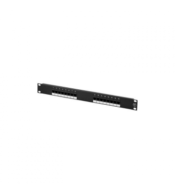 CAT 6, UTP Netzwerk- Patchpanel, 19”, 16-fach.