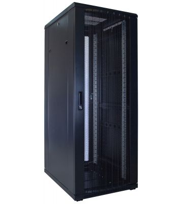 32 HE 19” Serverschrank, mit perforierter Fronttür (BxTxH) 600 x 800 x 1600mm 