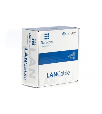 CAT7 S/FTP 50m Außenkabel Starrleiter - PE (Fca)