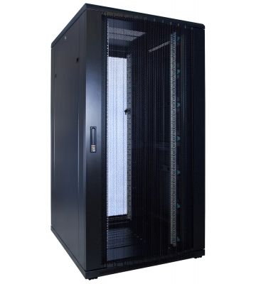 32 HE 19” Serverschrank, mit perforierter Fronttür (BxTxH) 800 x 1000 x 1600mm 
