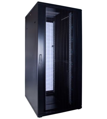 37 HE 19” Serverschrank, mit perforierter Fronttür (BxTxH) 800 x 1000 x 1800mm 