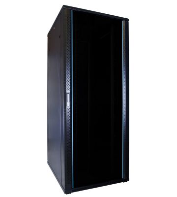 42 HE 19” Serverschrank, mit Glastür (BxTxH) 800 x 1000 x 2000mm 