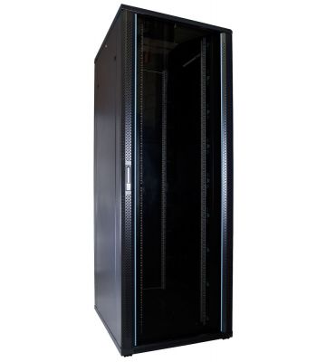 47 HE 19” Serverschrank, mit Glastür (BxTxH) 800 x 1000 x 2200mm