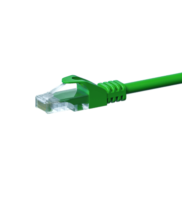 CAT 5e Netzwerkkabel U/UTP – 2 Meter -  Grün - CCA