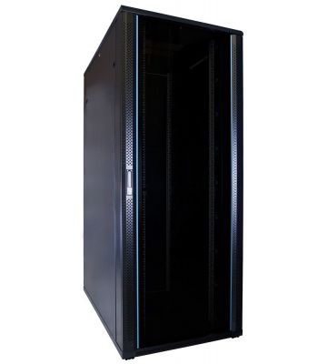 47 HE 19” Serverschrank, mit Glastür (BxTxH) 800x1200x2200mm