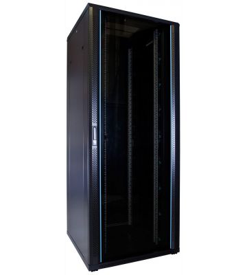 47 HE 19” Serverschrank, mit Glastür (BxTxH) 800 x 800 x 2200mm 