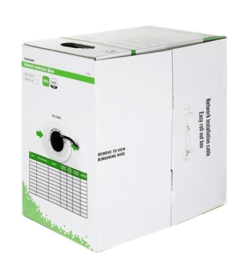 Alfaco Cat6 U/UTP-Außenkabel auf Rolle starrleiter 305 m PE – (Fca)