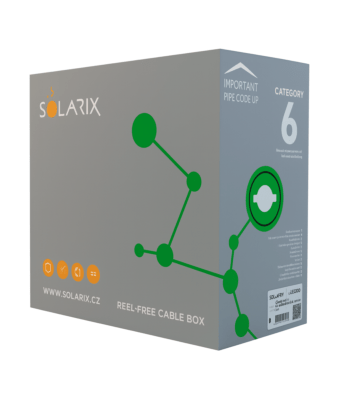 Solarix UTP CAT6-Kabel mit massivem Leiter 305m (Eca)