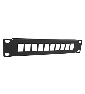 UTP Keystone-Patchpanel, 10 Ports Unbestückt
