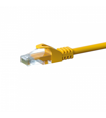 CAT5e Netzwerkkabel, U/UTP, 5 meter, Gelb, 100% Kupfer