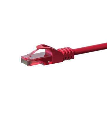 CAT6 Netzwerkkabel 100% Kupfer - U/UTP - 5 Meter - Rot