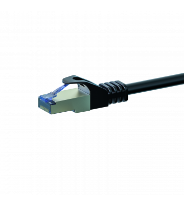 CAT 6a Netzwerkkabel LSOH - S/FTP - 1 Meter - Schwarz