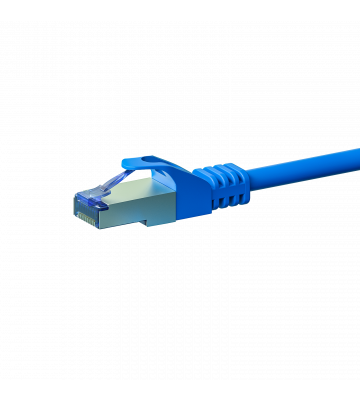 CAT 6a Netzwerkkabel LSOH - S/FTP - 1 Meter - Blau